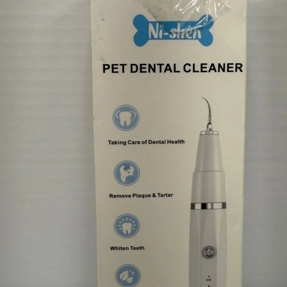 Ni-SHEN Pet Ultrasonic Tartar‎ Remover – 7-in-1 Tooth Cleaning Kit